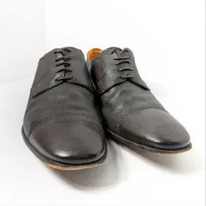 Bally | Shoes | Bally Dark Rich Brown Saele Grained Texture  display picture 3